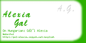 alexia gal business card